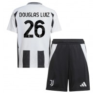 Juventus Douglas Luiz #26 Fußballbekleidung Heimtrikot Kinder 2024-25 Kurzarm (+ kurze hosen)